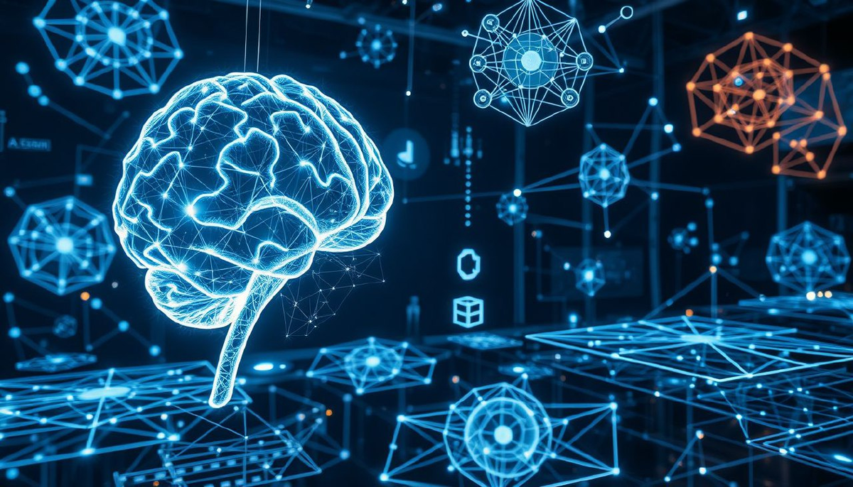 Голографические проекции,  работа человеческого мозга и нейронных сетей ИИ.