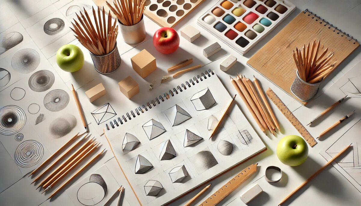 Топ-5 упражнений для начинающих художников