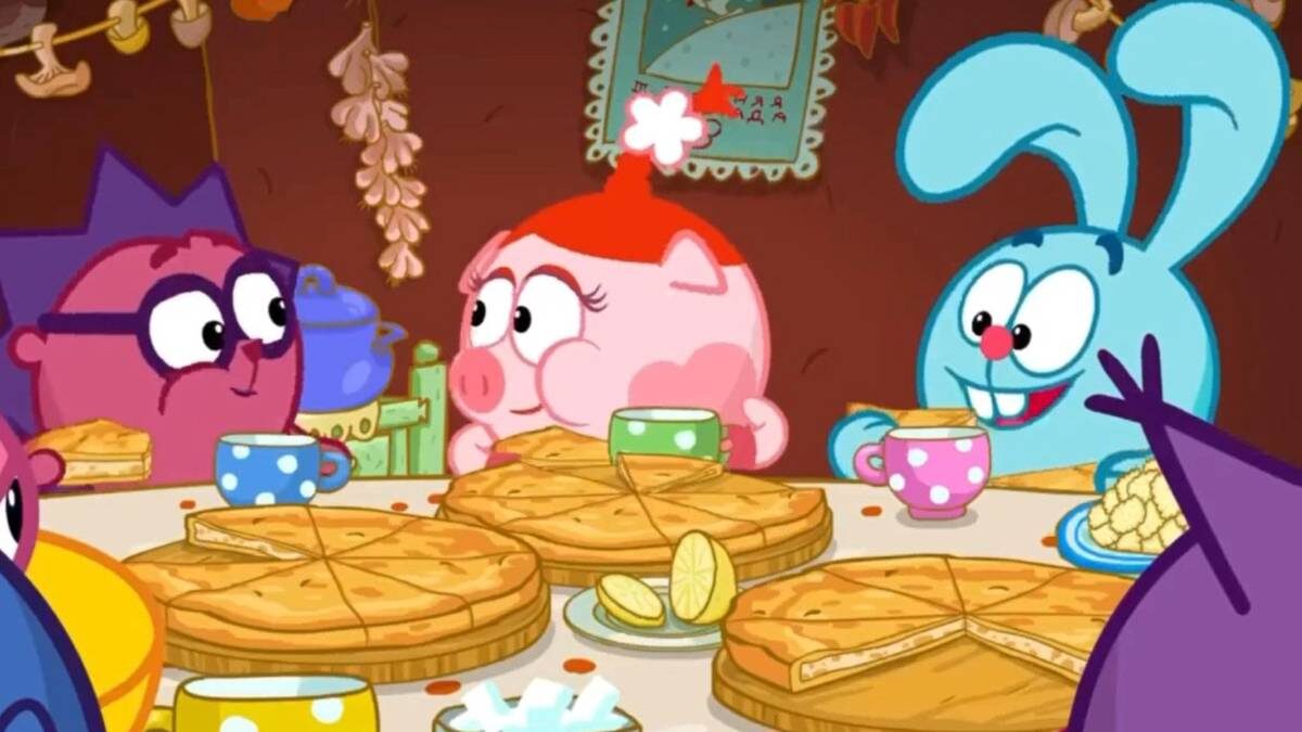    кадр из мультсериала «Смешарики» (2024)