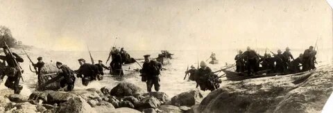 Высадка в Феодосии (Крым) 