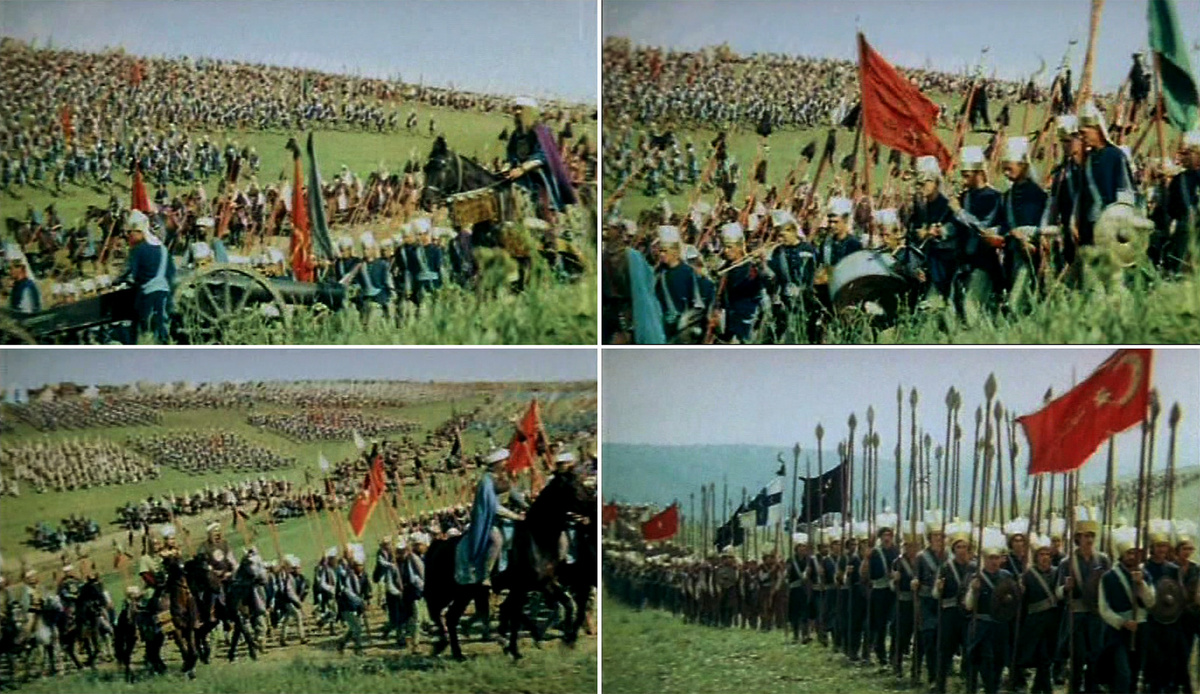 Турецкая армия идёт покорять Валахию. Кадры из румынского исторического фильма "Господарь Влад" о жизни Влада Цепеша-Дракулы
