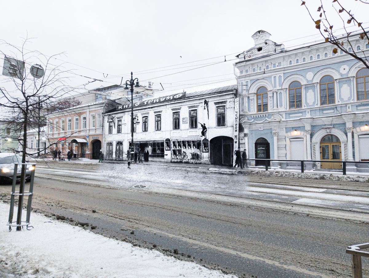 Кинотеатр "Триумф". Фото 1920-х годов.  