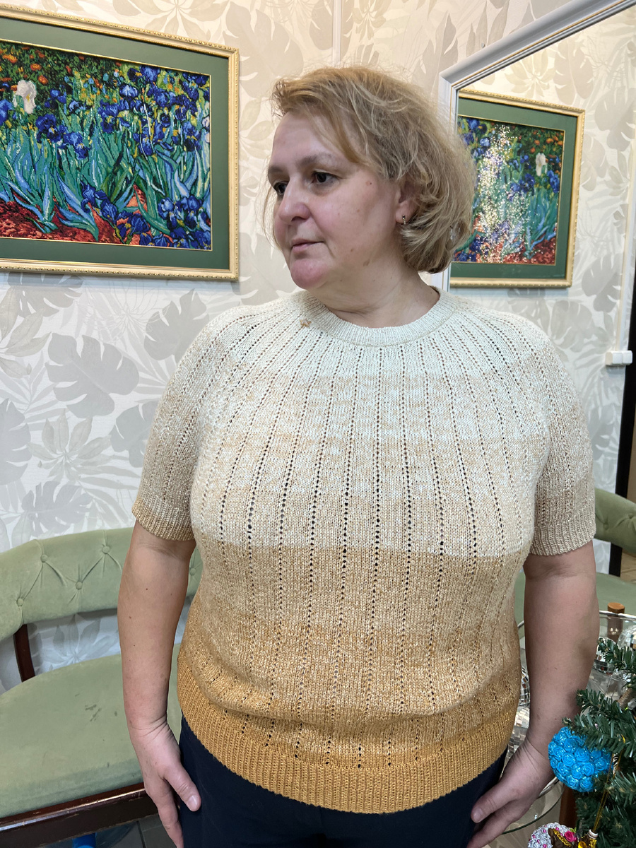Вариант с коротким рукавом 