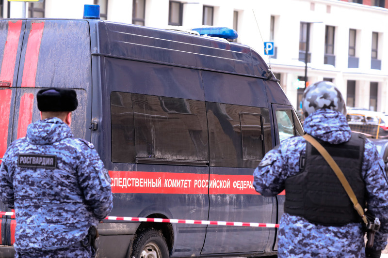    На месте убийства генерала Кириллова. Фото: © Roman Naumov URA.RU/Globallookpress