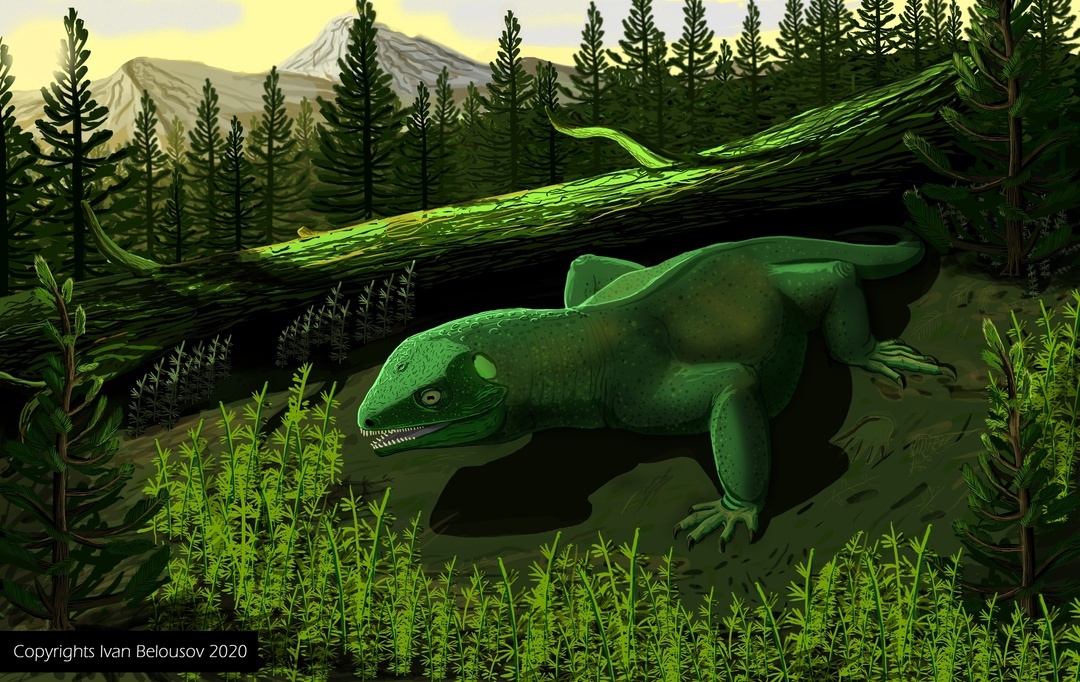 Рипеозавр, арт от Ивана Белоусова.