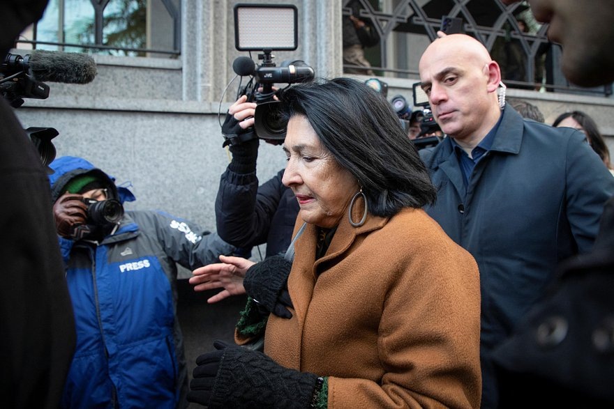    Саломе Зурабишвили. Фото: Daro Sulakauri / Reuters