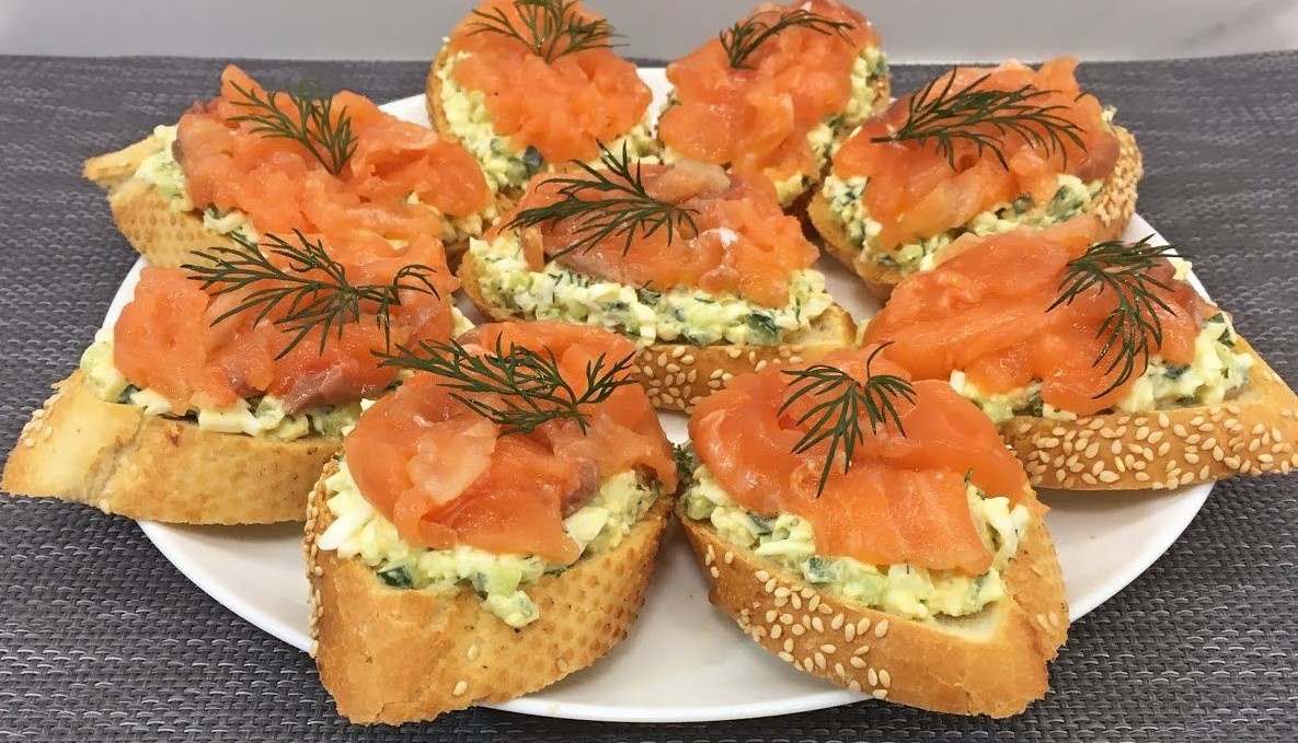 бутерброды с рыбкой