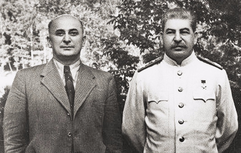 Берия на даче Сталина