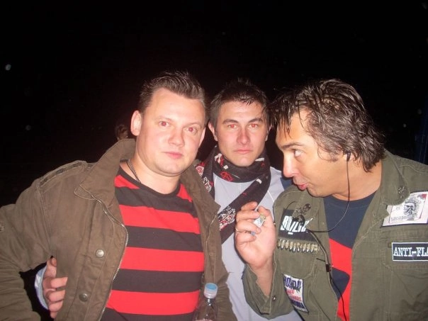 Николай с Мишей и Андреем в 2008 году