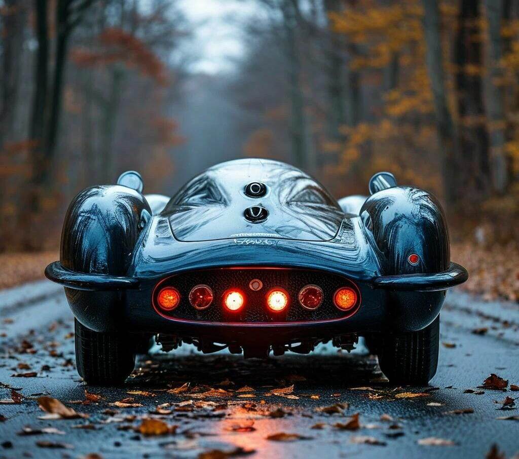 Реактомобиль в представлении нейросети