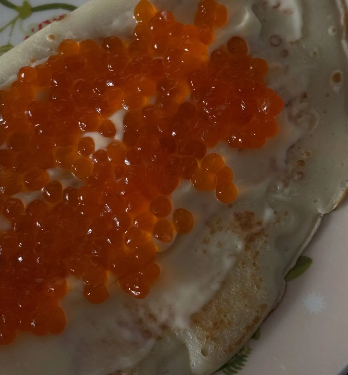 Блины с икоркой, фото Фетинии Запольской