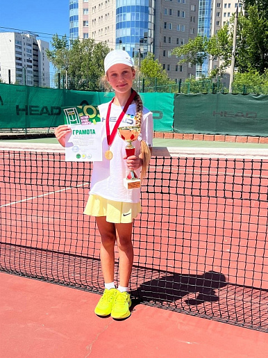    Тулячка возглавила рейтинг Российского теннисного тура среди девочек 9-10 лет