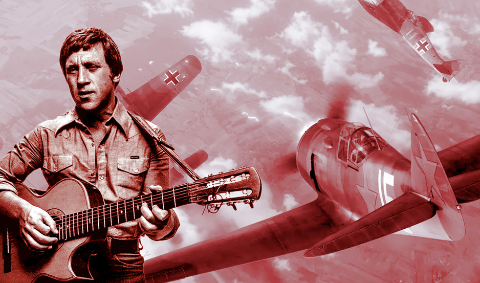 Владимир Семёнович и его любимый инструмент.