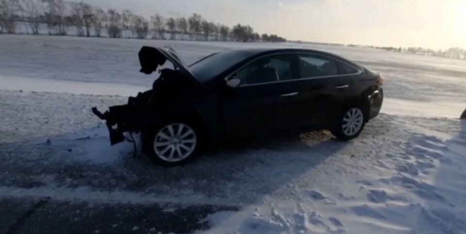    ДТП на трассе. Источник: Госавтоинспекция Алтайского края