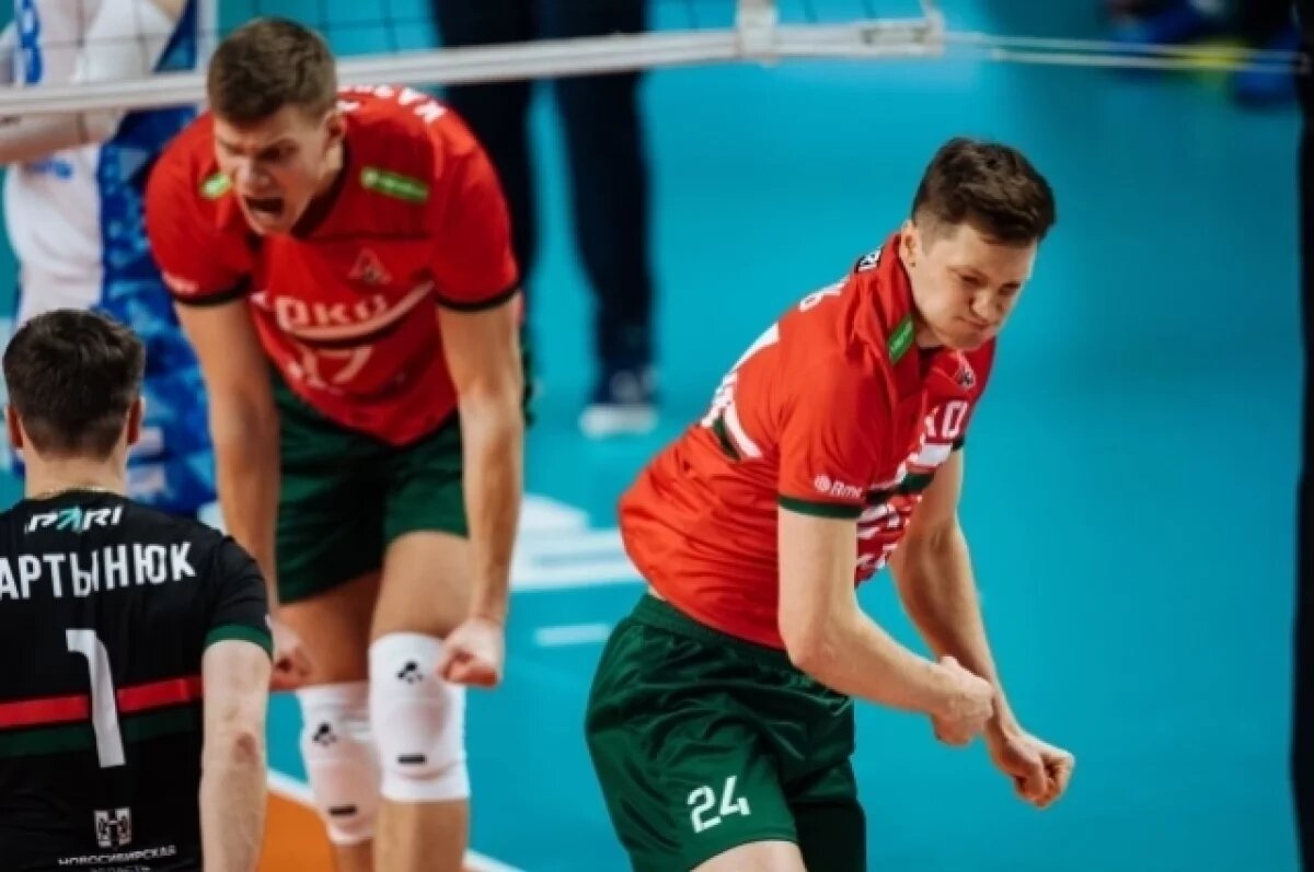    Новосибирские волейболисты из «Локомотива» проиграли питерскому «Зениту»