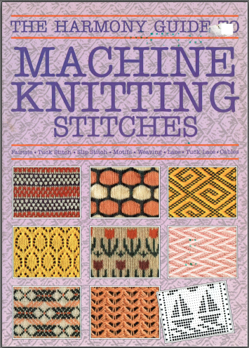 Обложка каталога Harmony Guide to Machine Knitting Stitches (изображение из сети интернет)