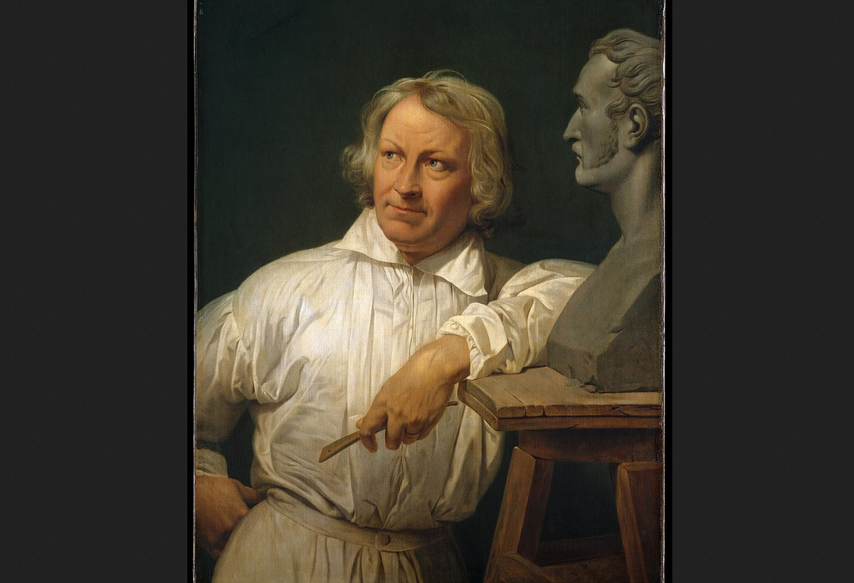 Орас Верне. "Портрет Бертеля Торвальдсена", после 1833 г.