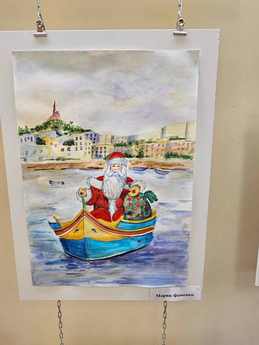 Дед Мороз на луццу