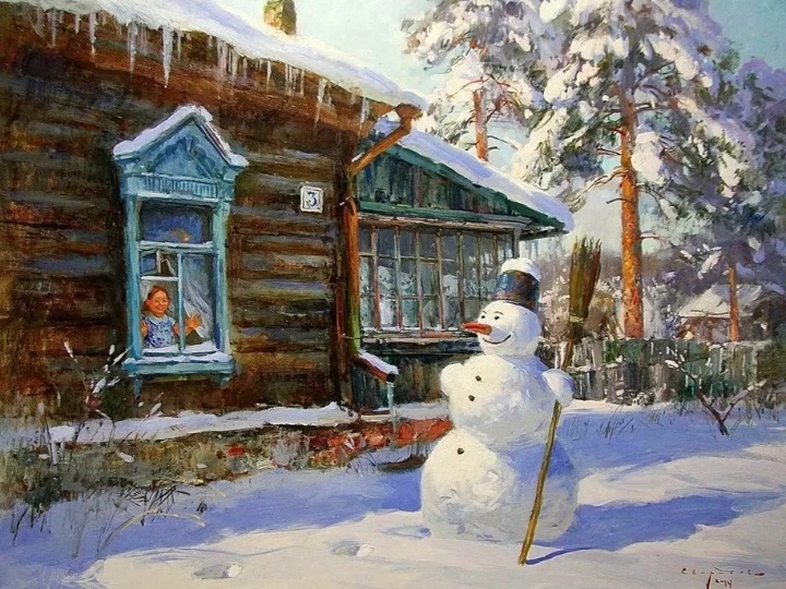 Завьюжило-заснежило: русская зима в картинах русских художников