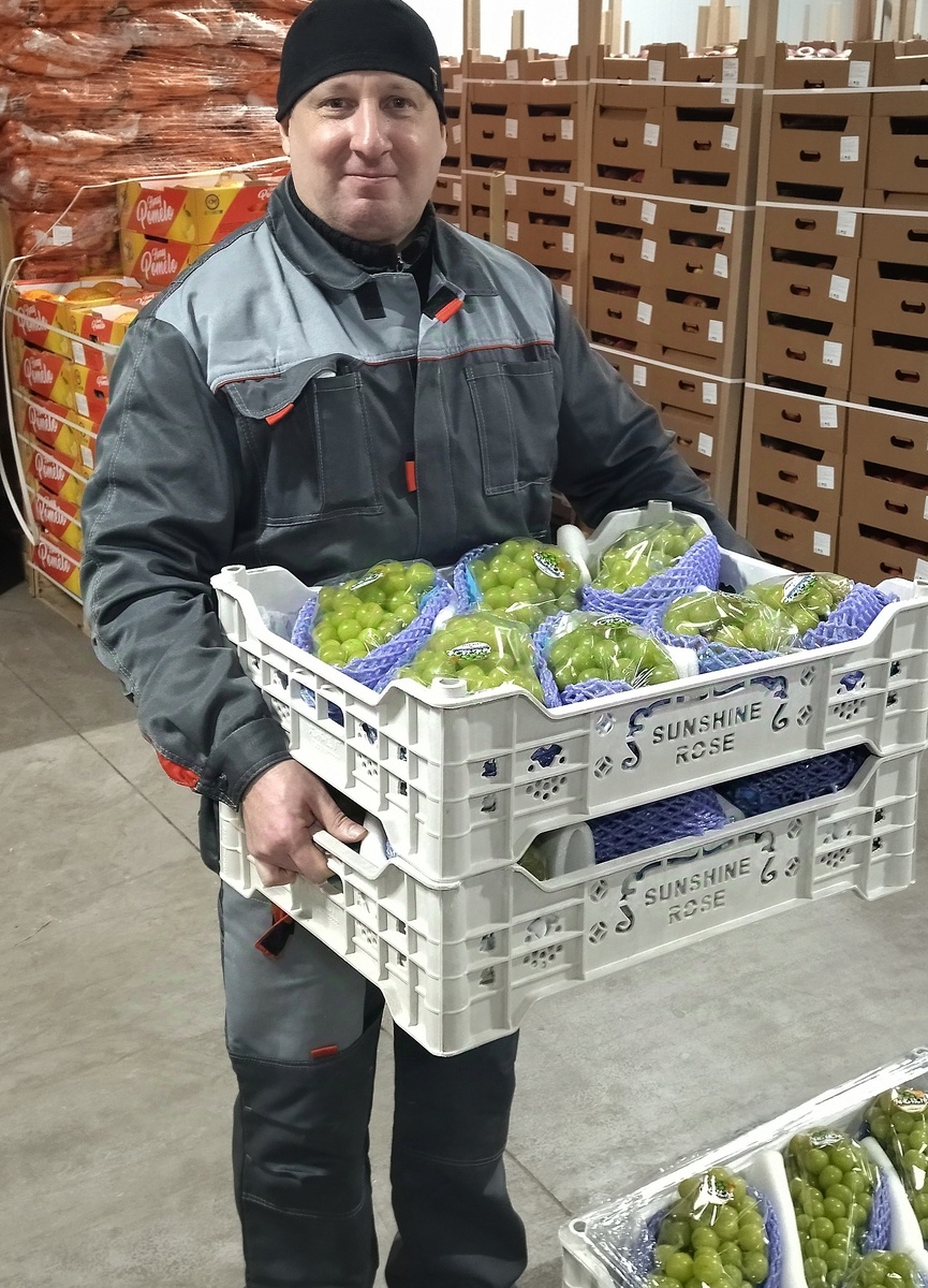 Виноград, сорт Тайфи кажется. Грузить такой одно удовольствие😃