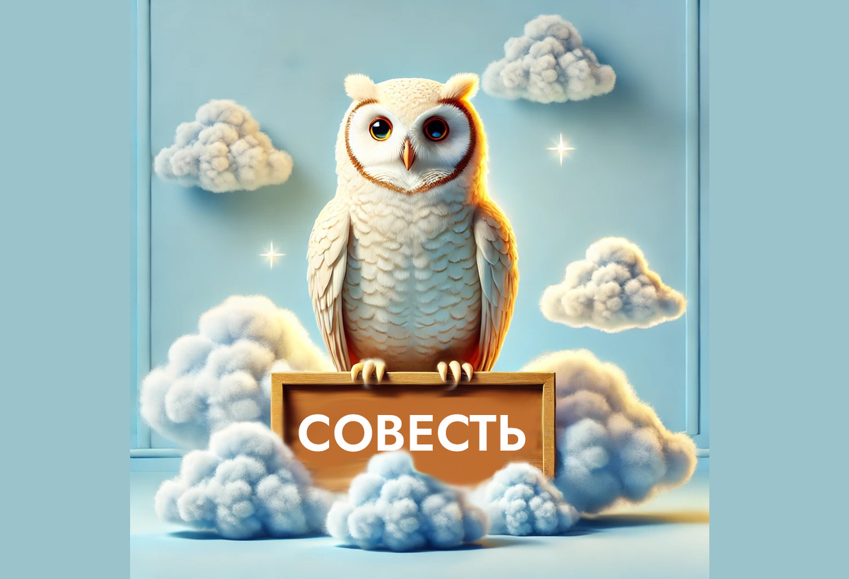 Совесть от слова сова. Или я что-то путаю? Шутка! :)