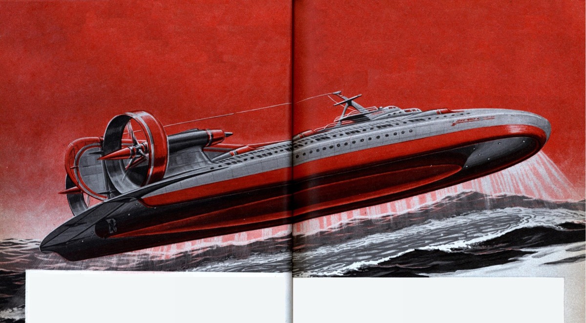 «морская тарелка» – мореходное судно на воздушной подушке будущего