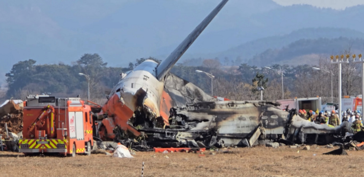 Последствия авиационной катастрофы Boeing-737-8AS «Jeju Air».