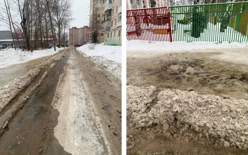    Аварийная бригада Ижводоканала устраняет повреждение водопровода на ул. Петрова в Ижевске