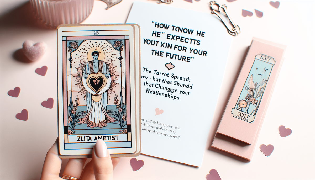    Как узнать, что он ожидает от вас в будущем: расклад Таро, который изменит ваши отношения Злата Аметист
