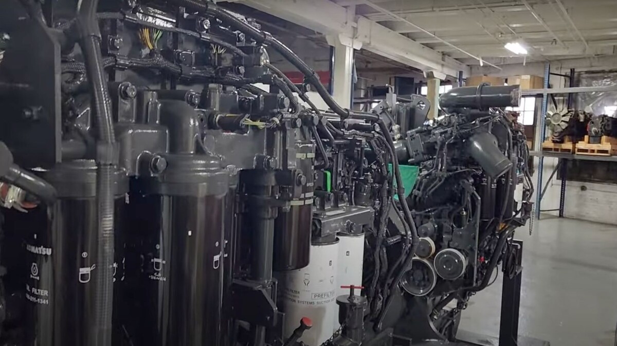 заказа двигателя Komatsu SAA6D170E-5