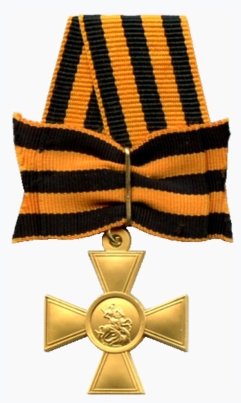 Знак отличия ордена Святого Георгия — Георгиевский крест. Дата учреждения	1807, восстановлен 20 марта 1992 года, статут утвержден 8 августа 2000 года