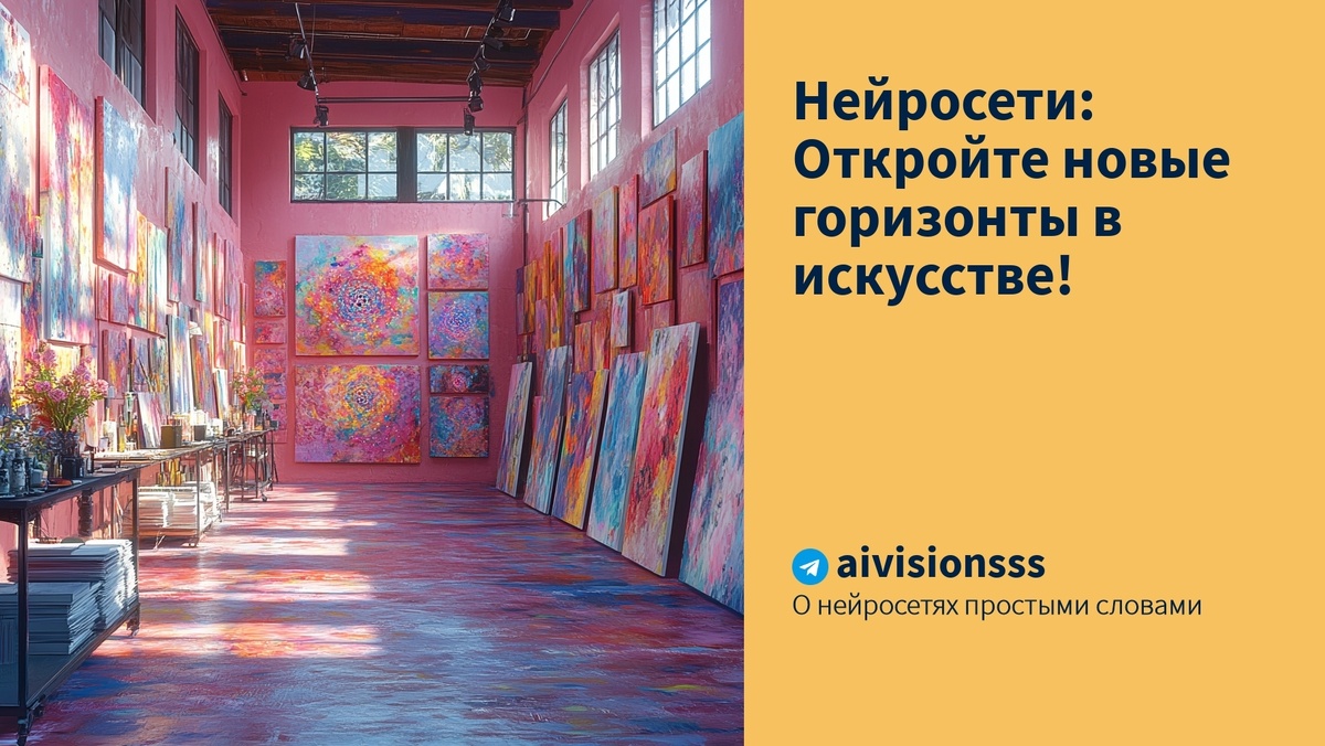    Нейросети: Откройте новые горизонты в искусстве! aivisions