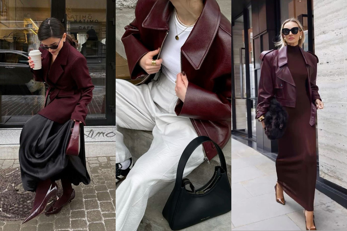 Цвет бургунди 