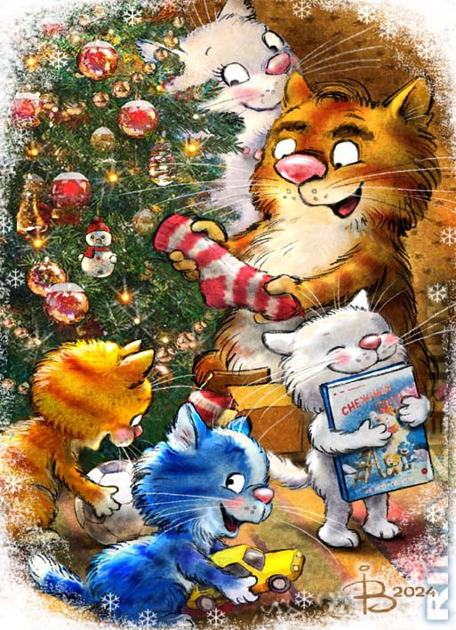 очаровательные коты Рины Зенюк