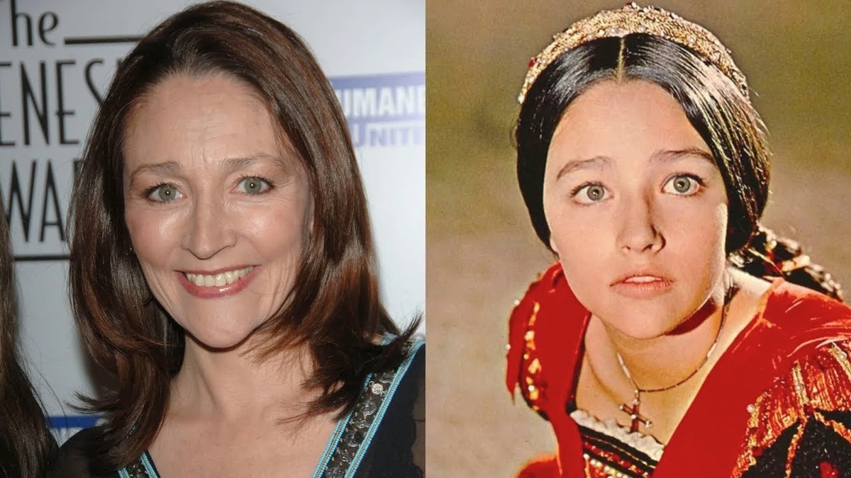 Оливия Хасси в жизни и в роли Джульетты