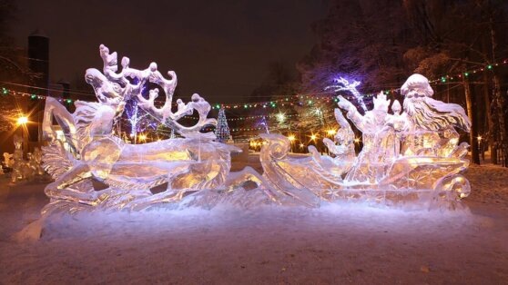    В Петербурге открывается бесплатная выставка ледовых скульптур Татьяна Сидорова