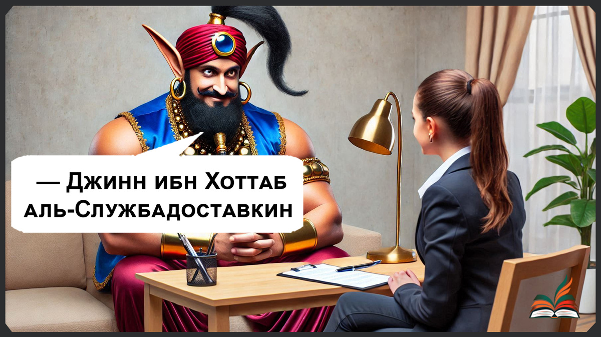 Когда джинн работает в службе доставки - Рассказ