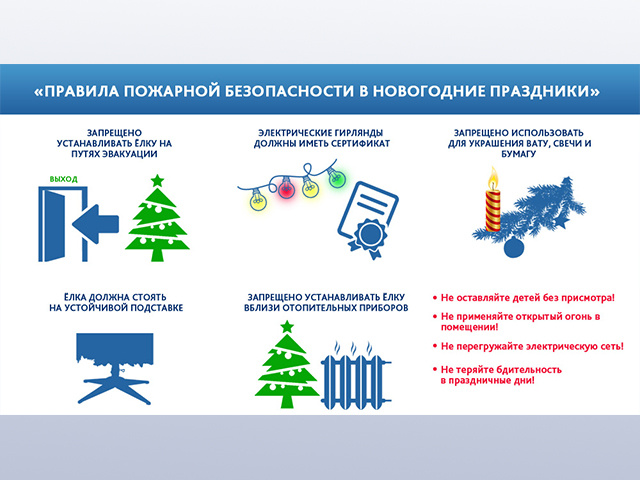 Тверичанам напомнили о правилах безопасности в период праздников