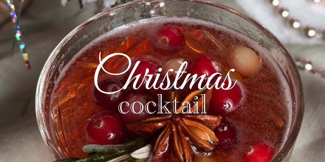 Праздничная идея подачи новогоднего коктейля🎄🍊🍷