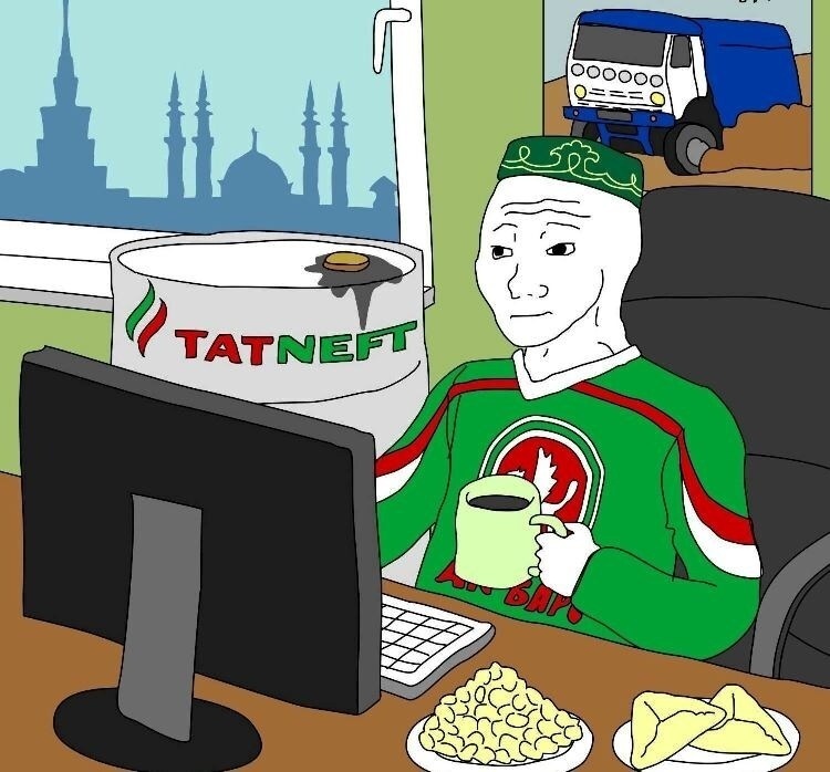 Традиционный мем про татар из интернета