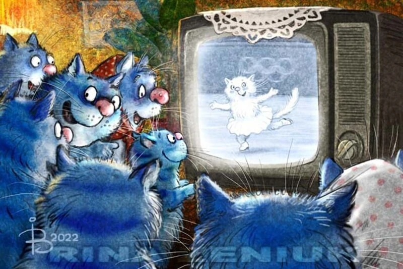 очаровательные коты Рины Зенюк