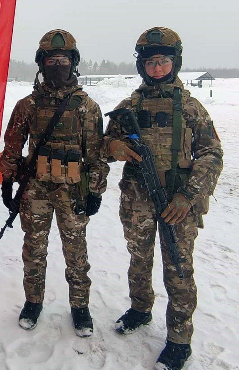 Перед выходом на огневой рубеж