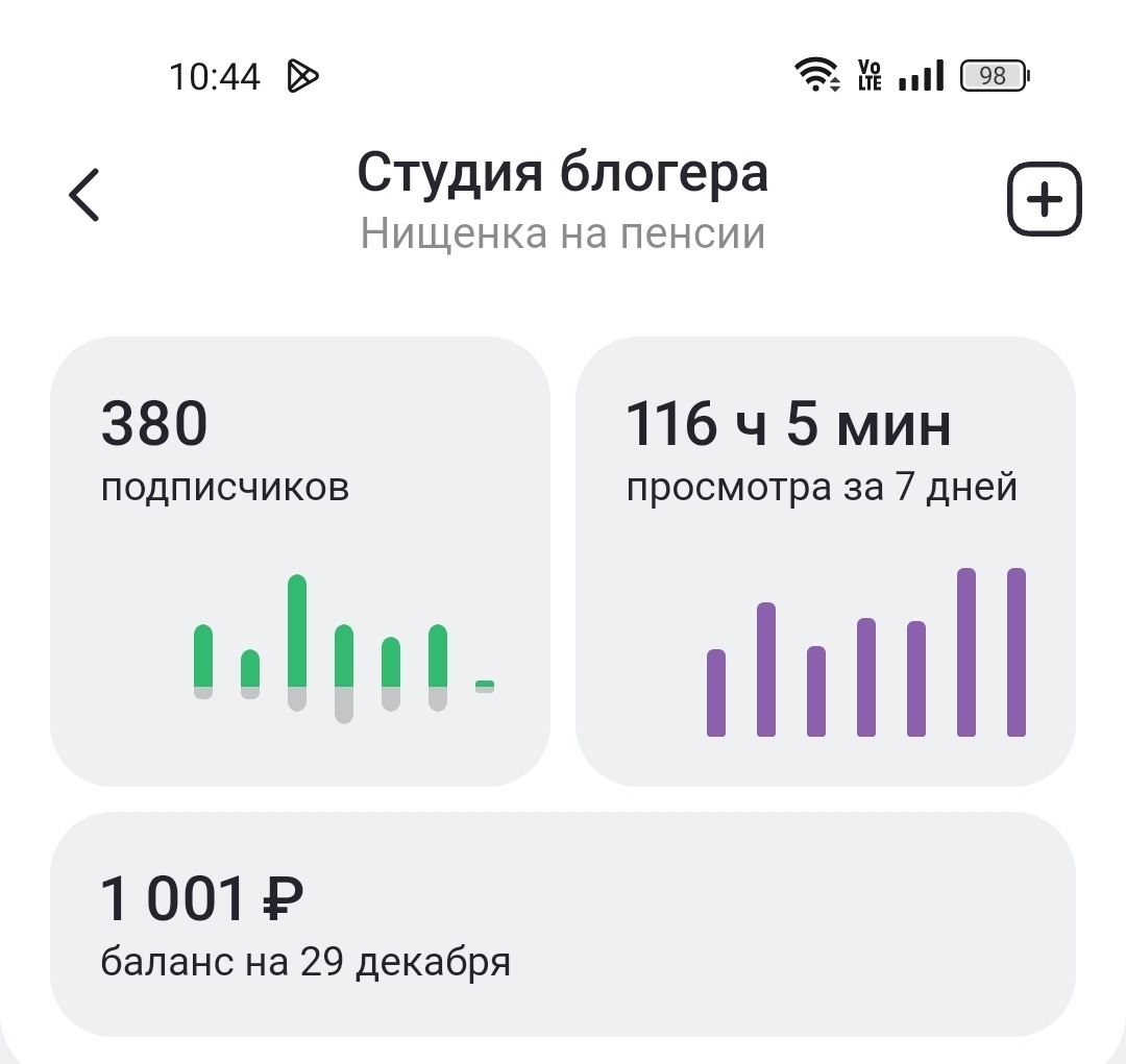 Заработок.
