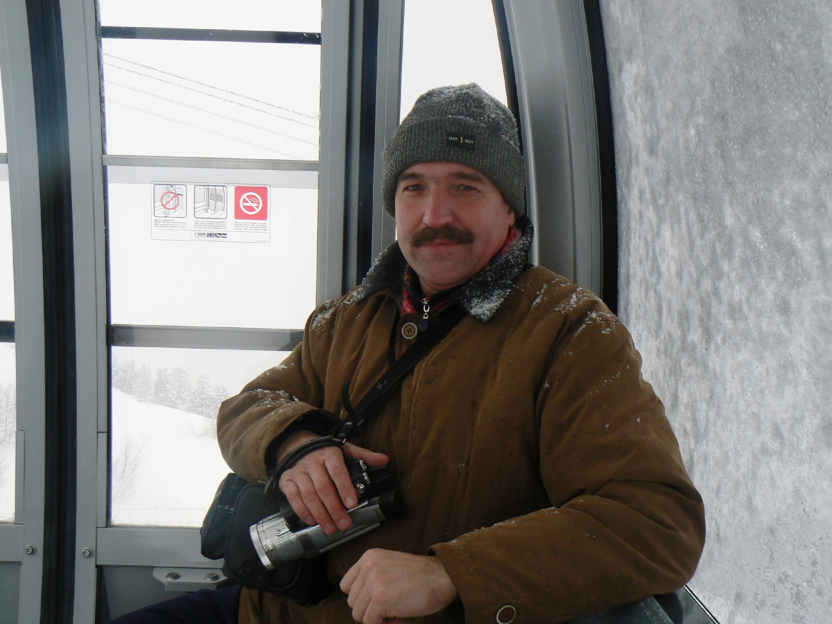 На Домбай - на съёмки! (Сетевая школа РЖД). 21.12.2008г. "Это было давно, это было недавно...".