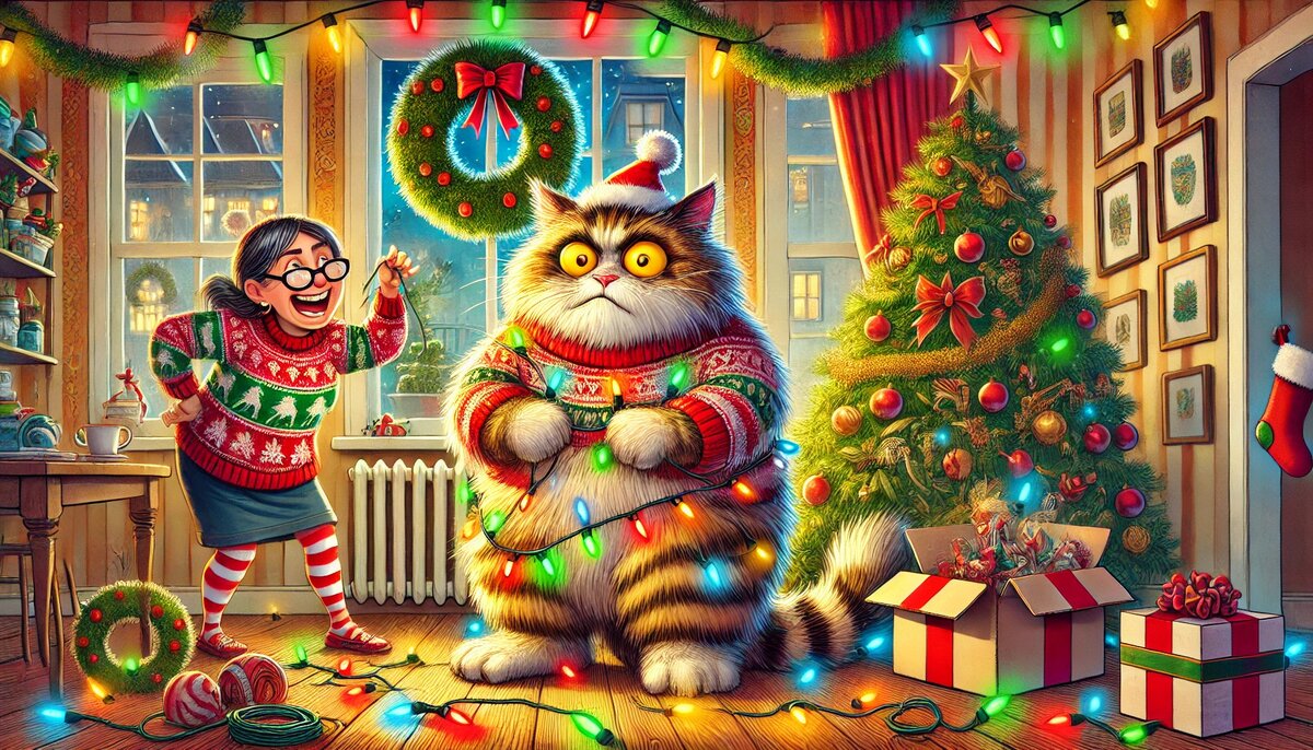 Напугать или развеселить? Шоу с участием соседей и кота