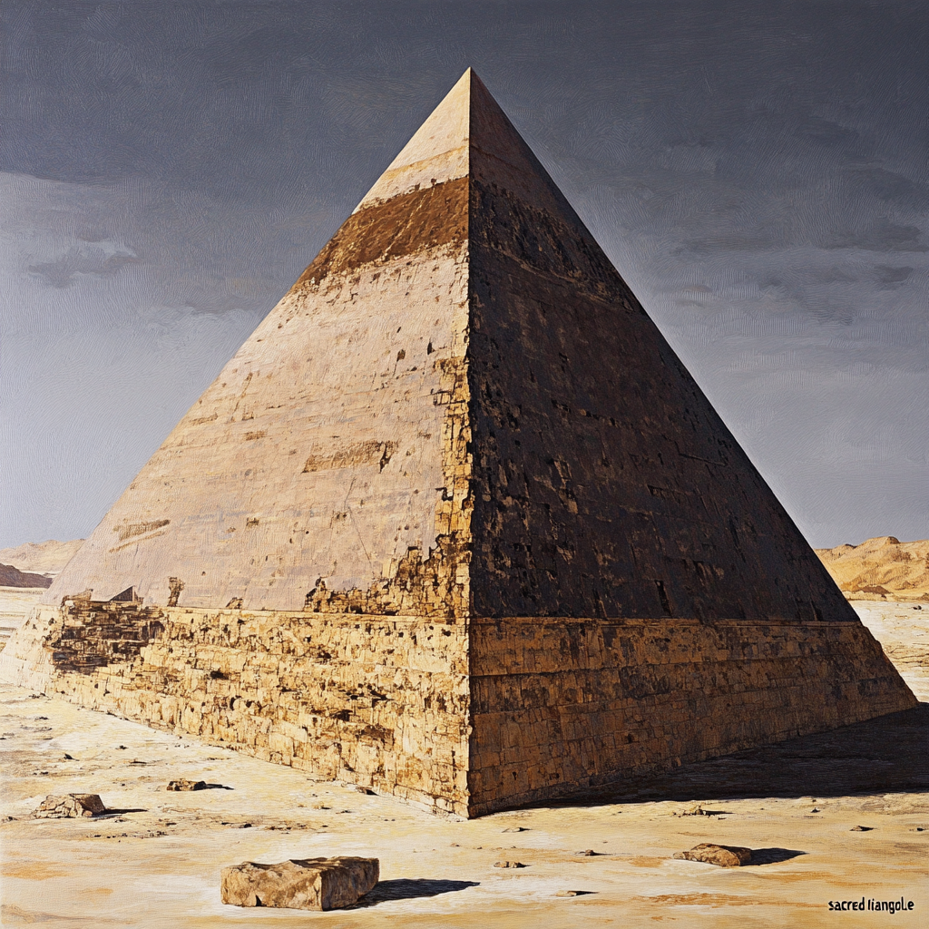 Принцип "священного треугольника" в пирамидах