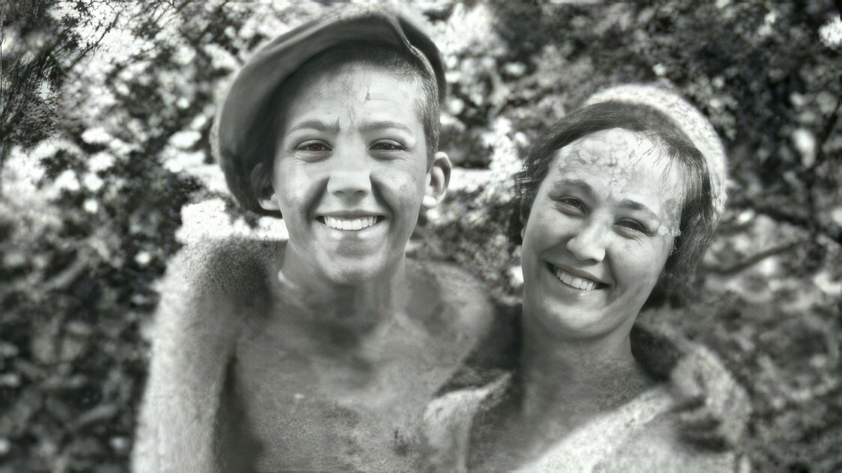 Юрий Никулин с мамой