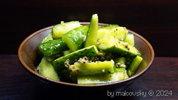 Огурцы по-корейски по-быстрому