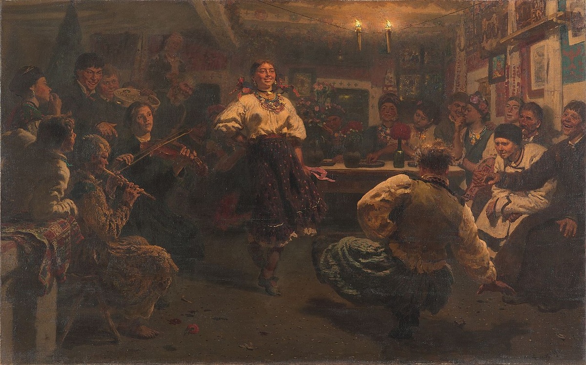 И. Е. Репин «Вечеринка»