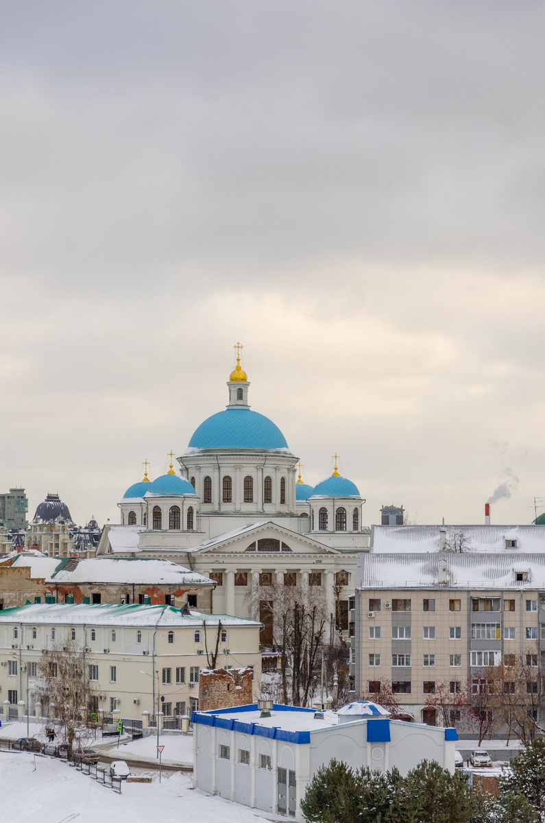 Казанский Богородицкий монастырь, вид из Кремля